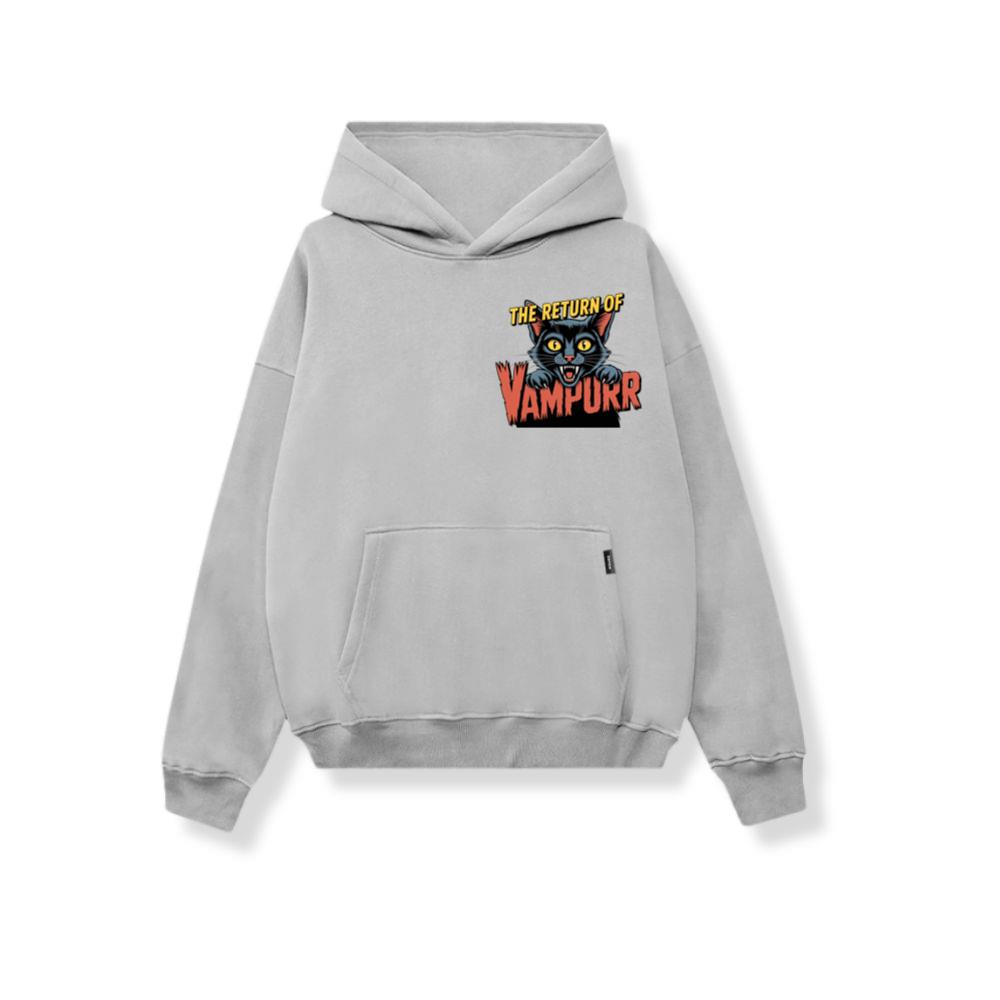 The Return of Vampurr Funny Vampire Cat Graphic Hoodies