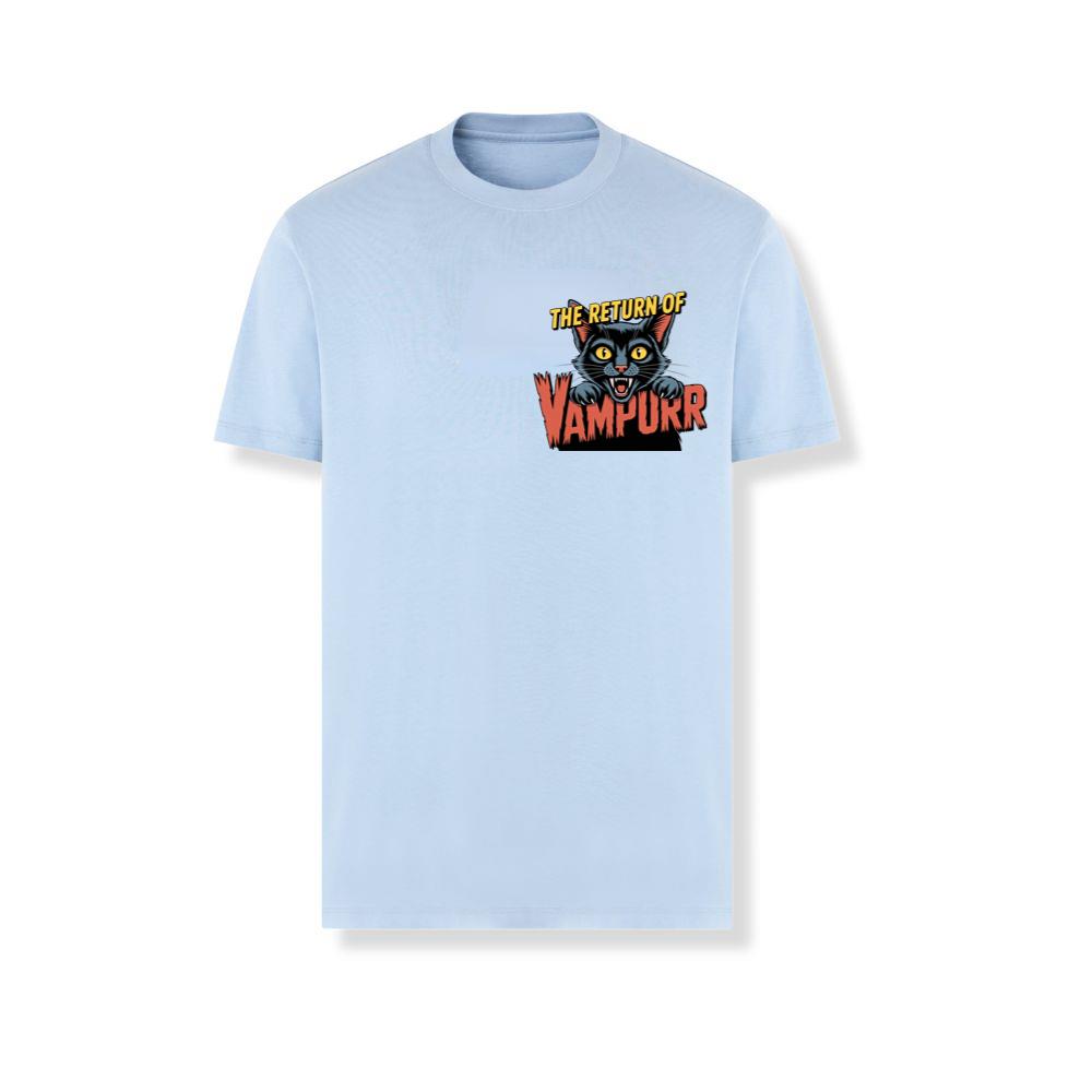 The Return of Vampurr Funny Vampire Cat Graphic T-Shirts
