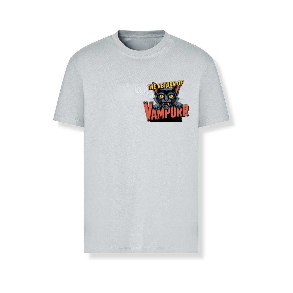 The Return of Vampurr Funny Vampire Cat Graphic T-Shirts - Image 3