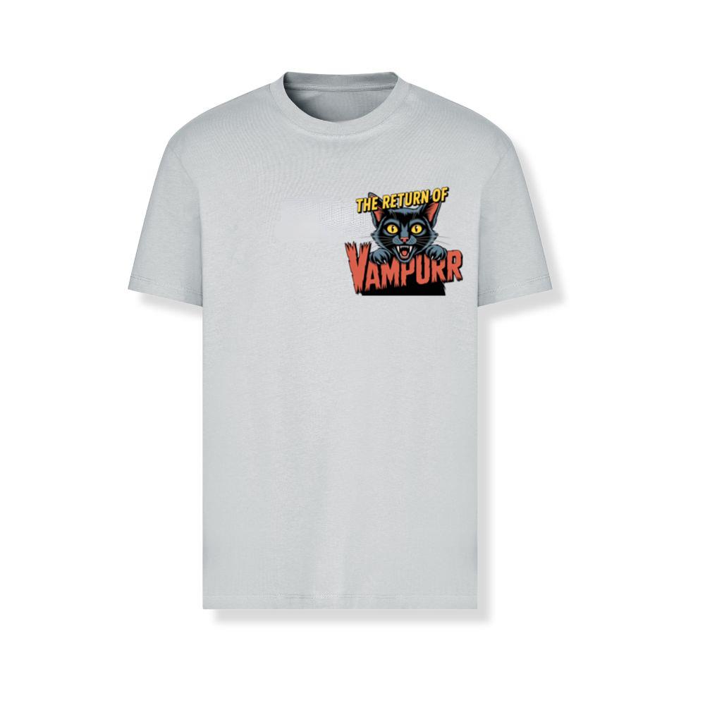 The Return of Vampurr Funny Vampire Cat Graphic T-Shirts