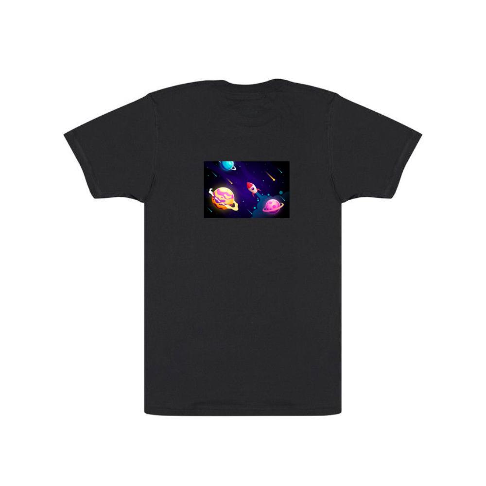 The Rocket's Radiant Race Through the Cosmic Canvas T-Shirts