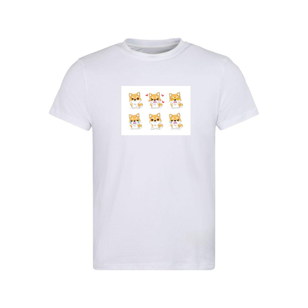 The Shiba Spectrum of Smiles and Snarls T-Shirts