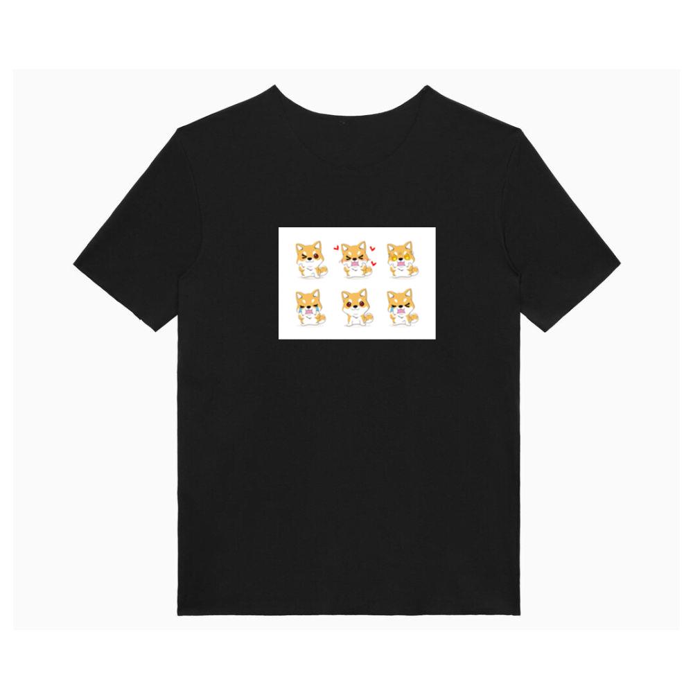 The Shiba Spectrum of Smiles and Snarls T-Shirts