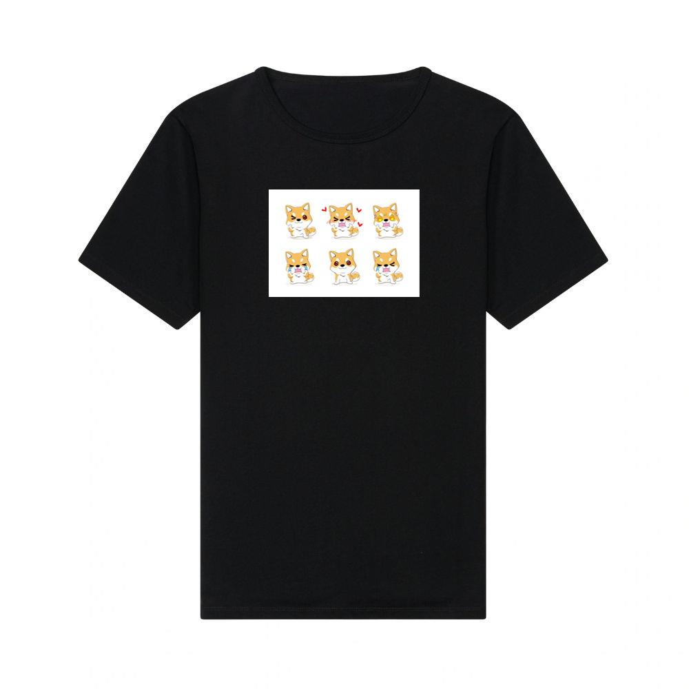 The Shiba Spectrum of Smiles and Snarls T-Shirts
