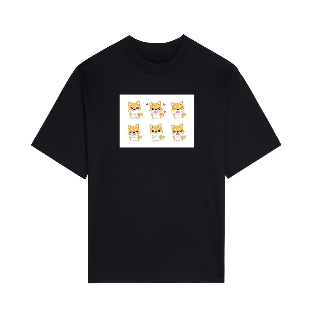 The Shiba Spectrum of Smiles and Snarls T-Shirts