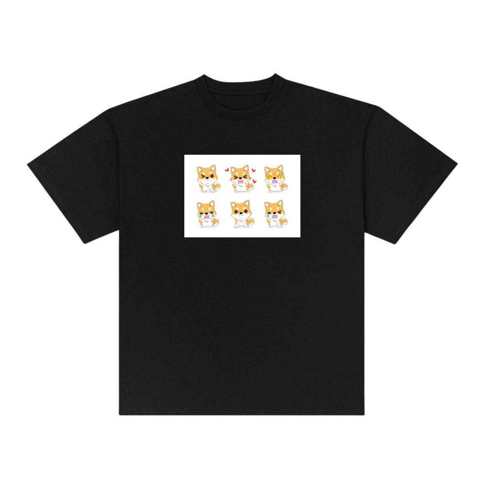 The Shiba Spectrum of Smiles and Snarls T-Shirts