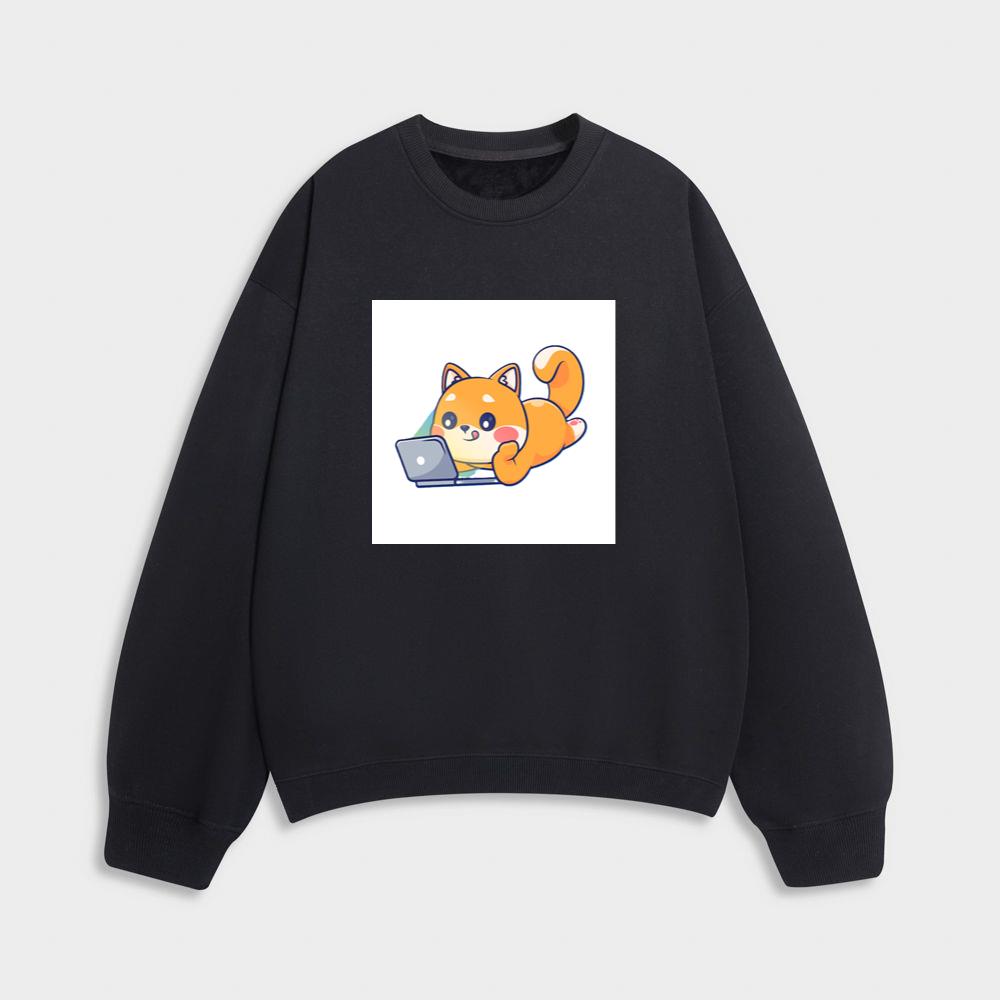 The Shiba's Cyber Snooze Sweatshirt