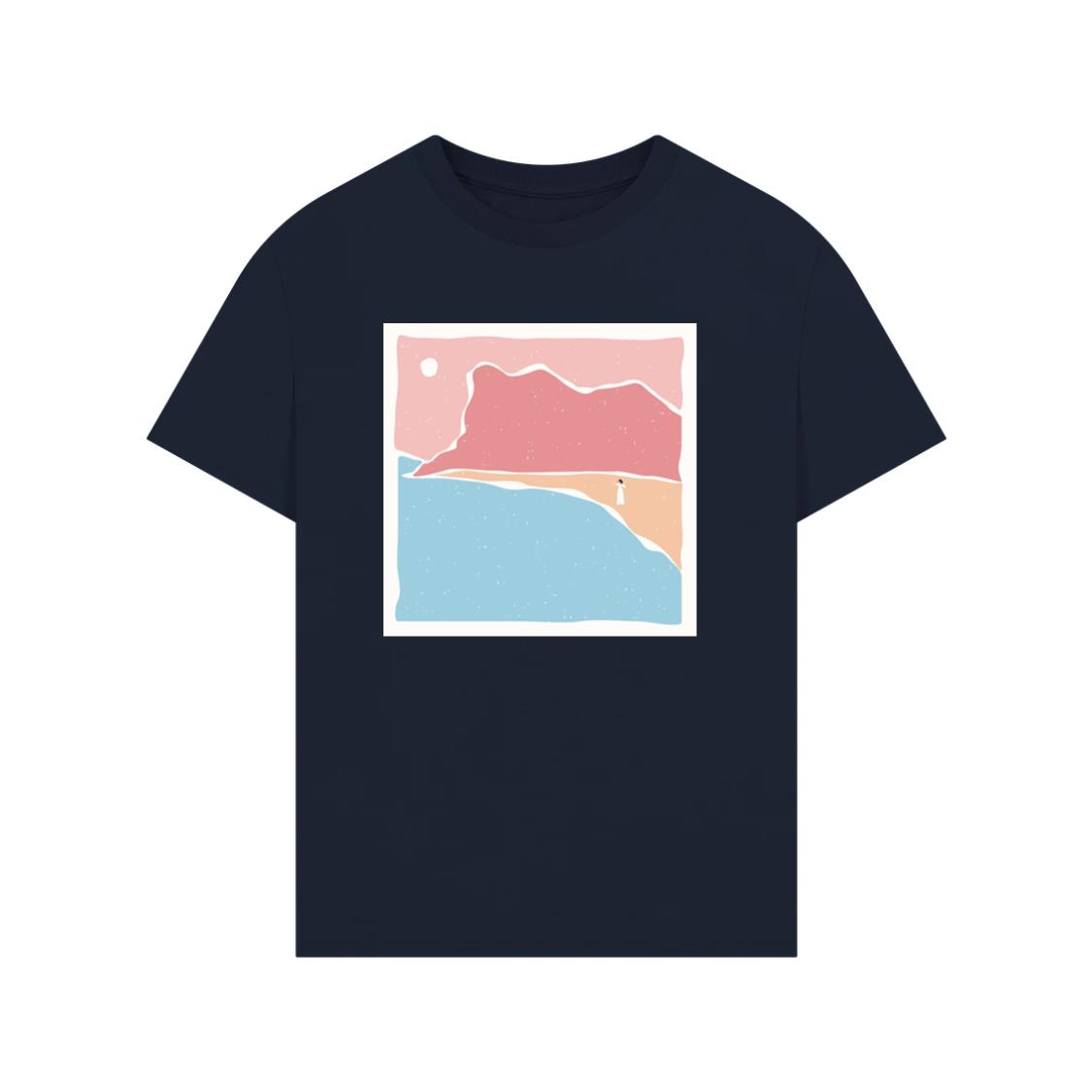 The Silent Shore of Pastel Dreams T-Shirt