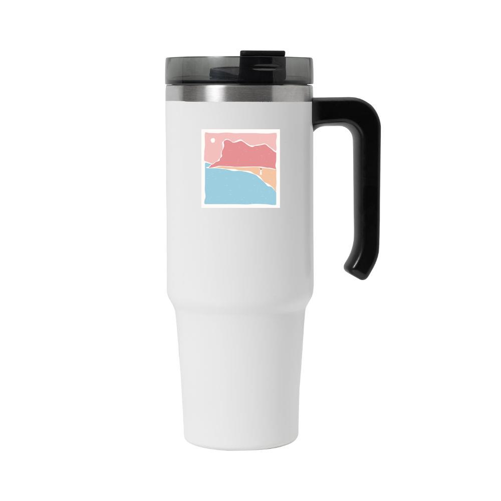 The Silent Shore of Pastel Dreams Tumbler