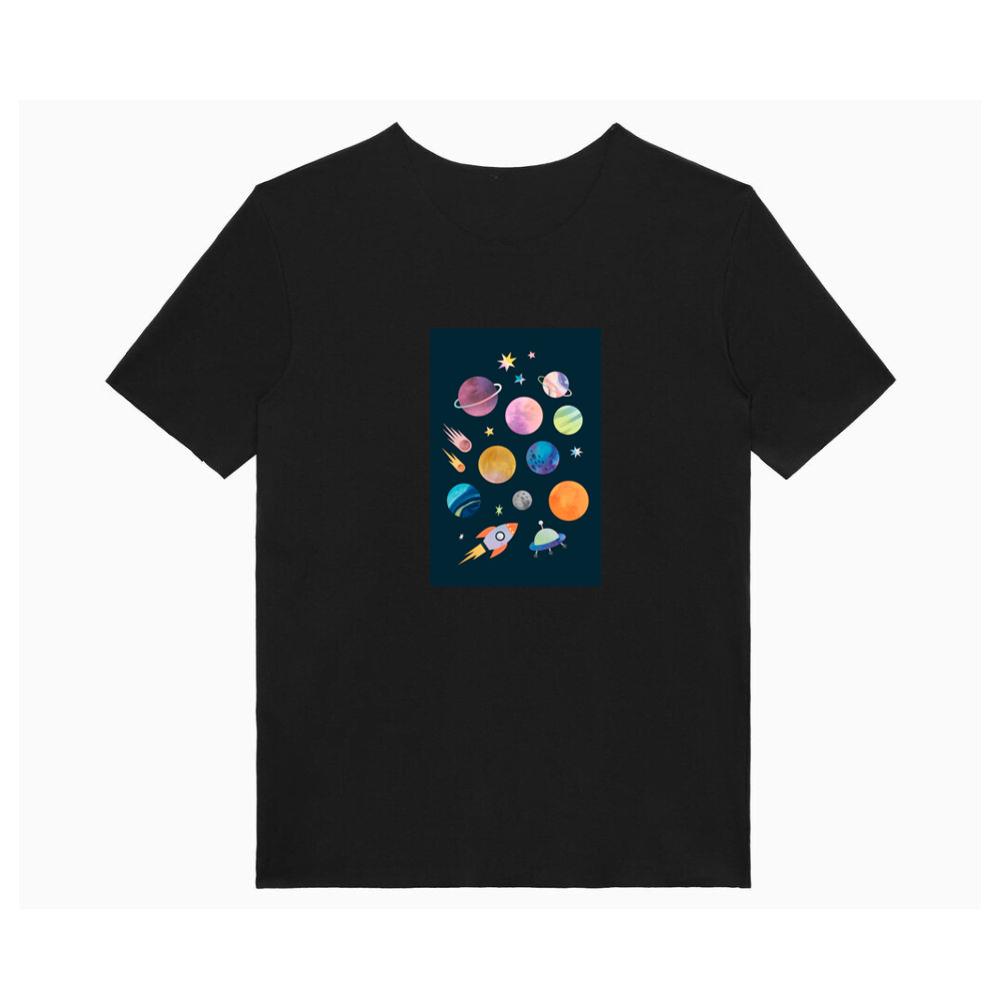 The Stellar Spectrum in a Splattered Sky T-Shirts
