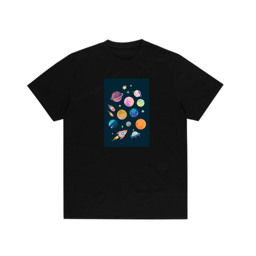 The Stellar Spectrum in a Splattered Sky T-Shirts
