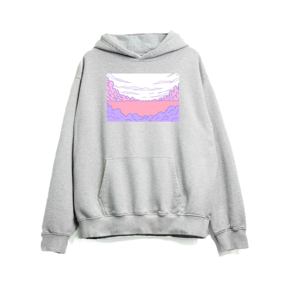 The Unfolding Sky of Pastel Dreams Hoodies