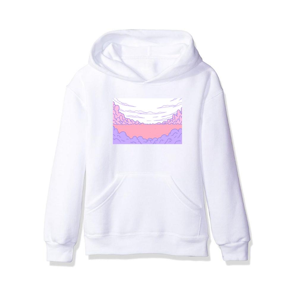 The Unfolding Sky of Pastel Dreams Hoodies