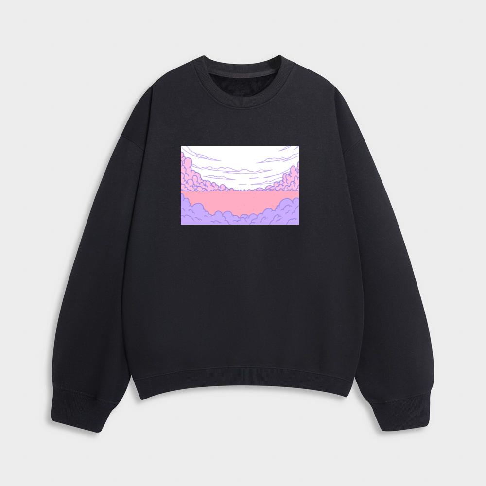 The Unfolding Sky of Pastel Dreams Sweatshirt