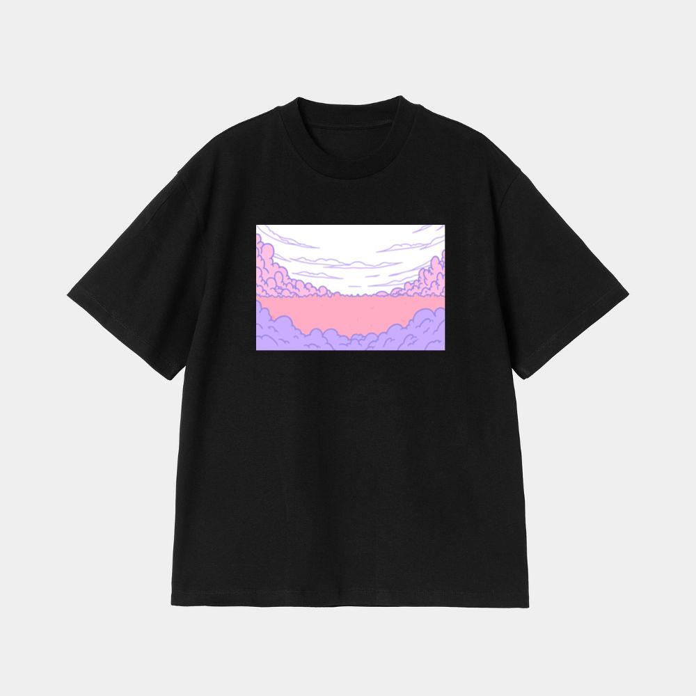 The Unfolding Sky of Pastel Dreams T-Shirt