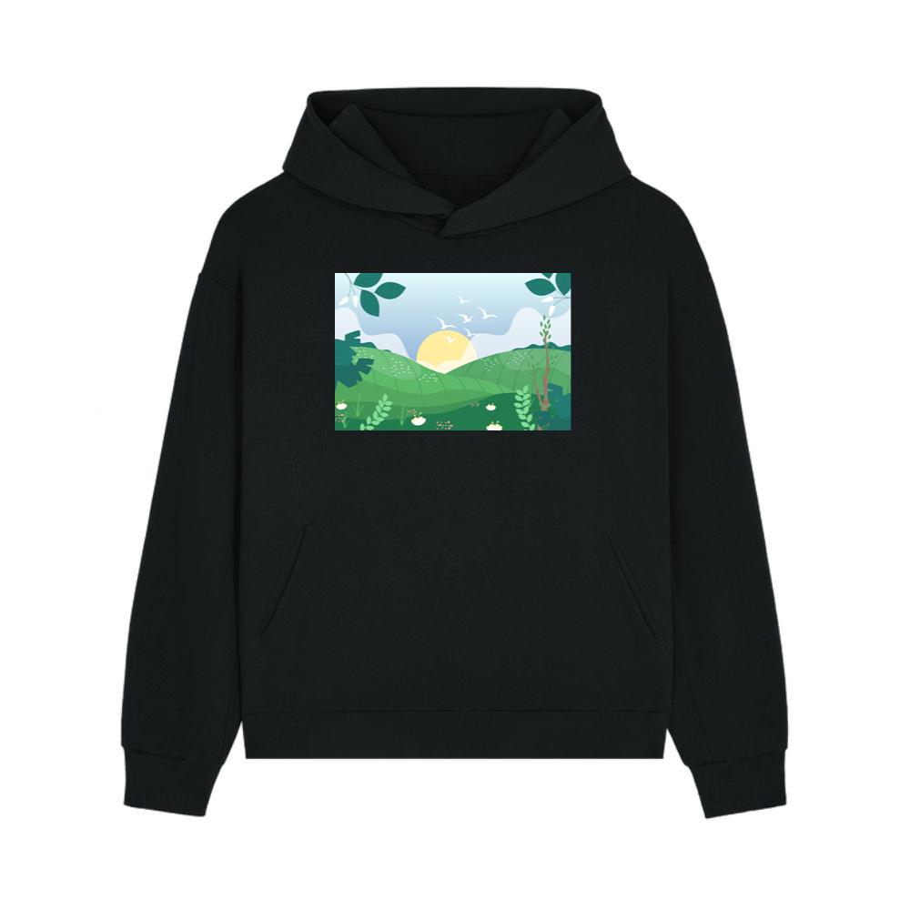 The Verdant Vista's Vanishing Veil Hoodie