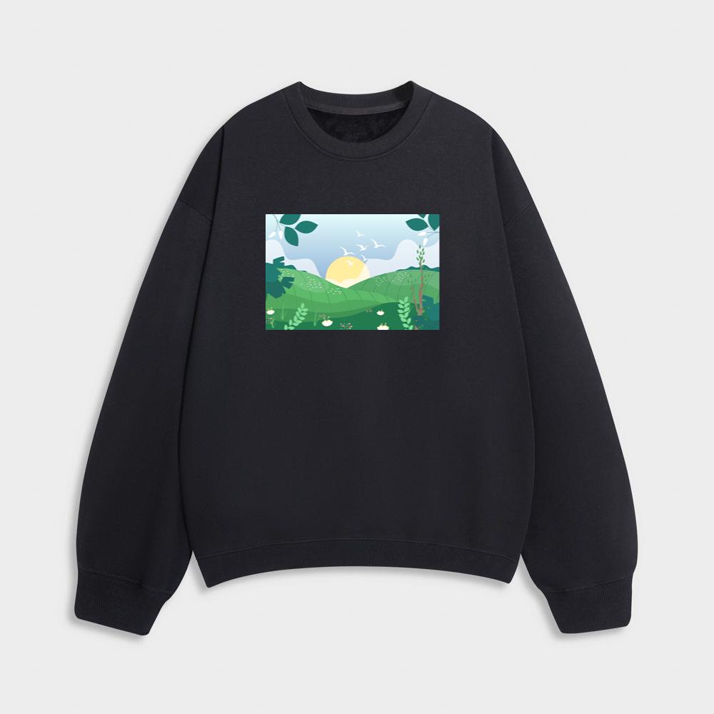 The Verdant Vista's Vanishing Veil Sweatshirt