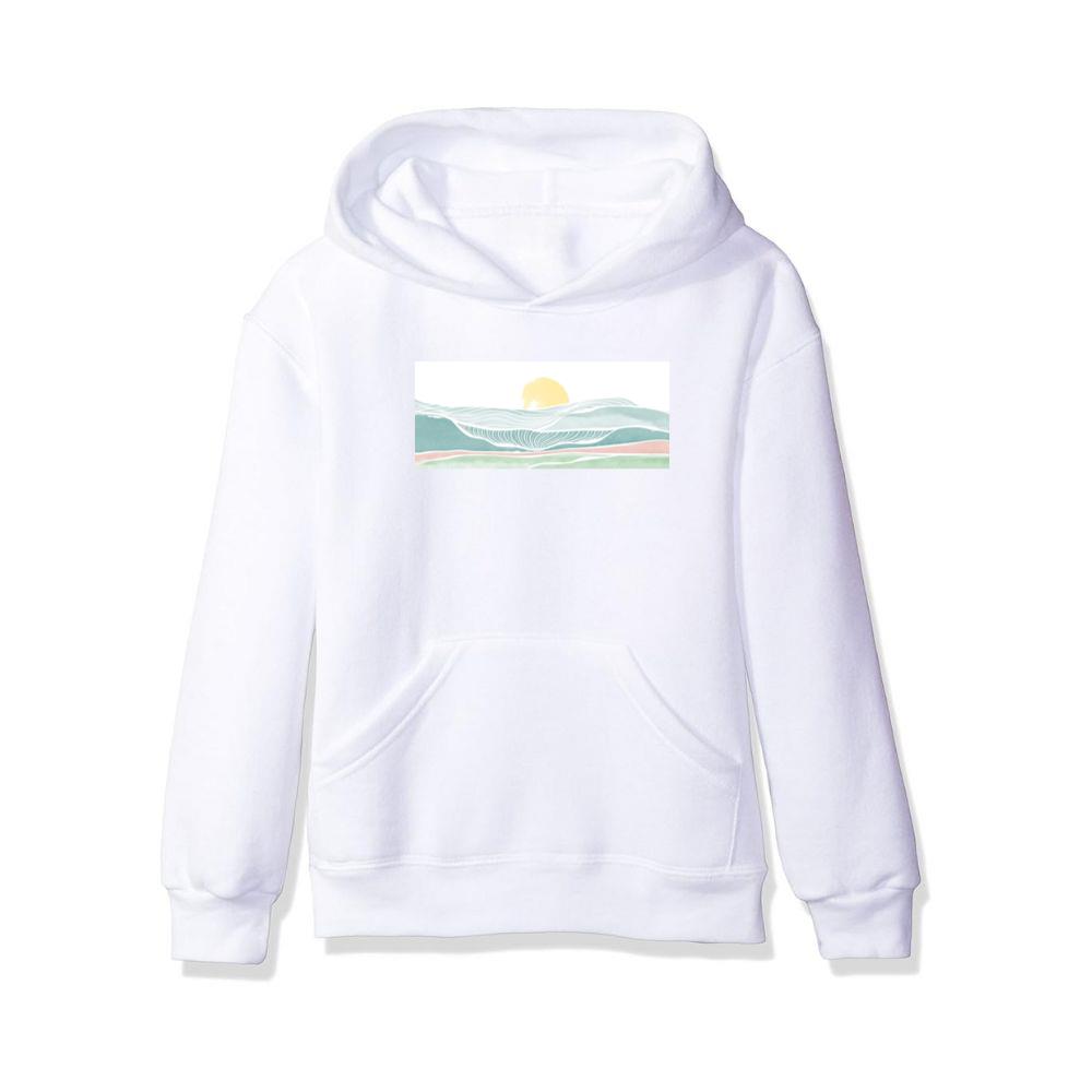 The Watercolor Hills of Dawn Hoodies