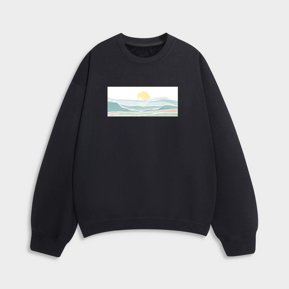 The Watercolor Hills of Dawn Sweatshirt
