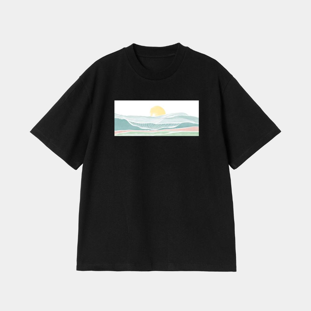 The Watercolor Hills of Dawn T-Shirt