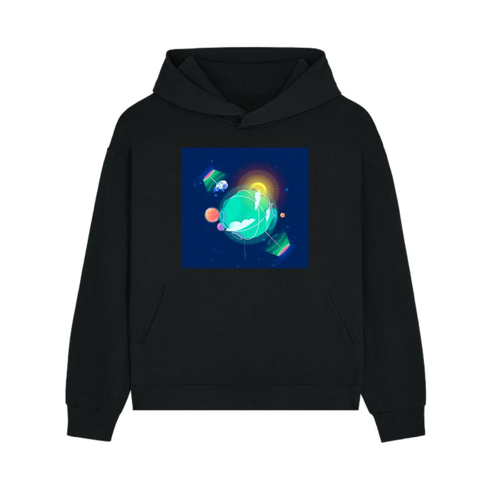 The Whimsical Wanderer and the Wondrous Worlds of Whispering Light Hoodie