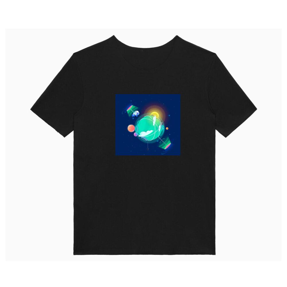 The Whimsical Wanderer and the Wondrous Worlds of Whispering Light T-Shirts