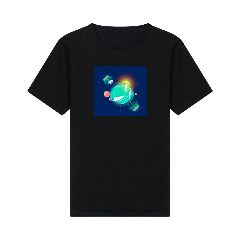 The Whimsical Wanderer and the Wondrous Worlds of Whispering Light T-Shirts