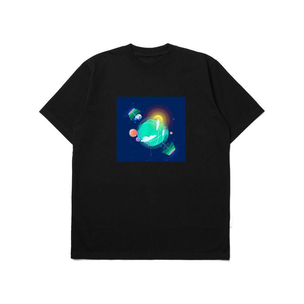 The Whimsical Wanderer and the Wondrous Worlds of Whispering Light T-Shirts