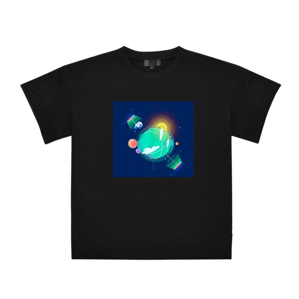 The Whimsical Wanderer and the Wondrous Worlds of Whispering Light T-Shirts