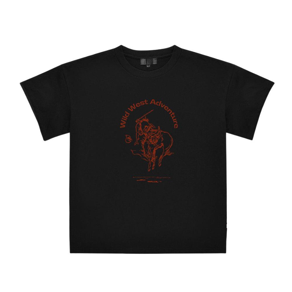 The Wild West Adventure Horse Riding Western Cowboy Unisex Top T-Shirts