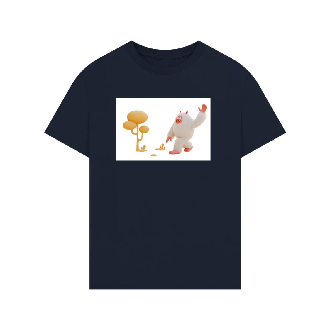 The Yeti's Yellow Greeting T-Shirt