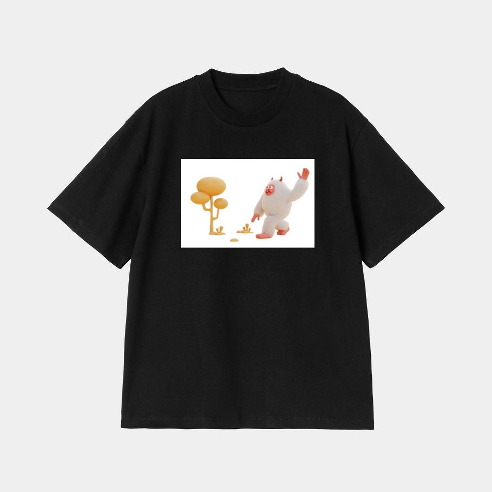 The Yeti's Yellow Greeting T-Shirt