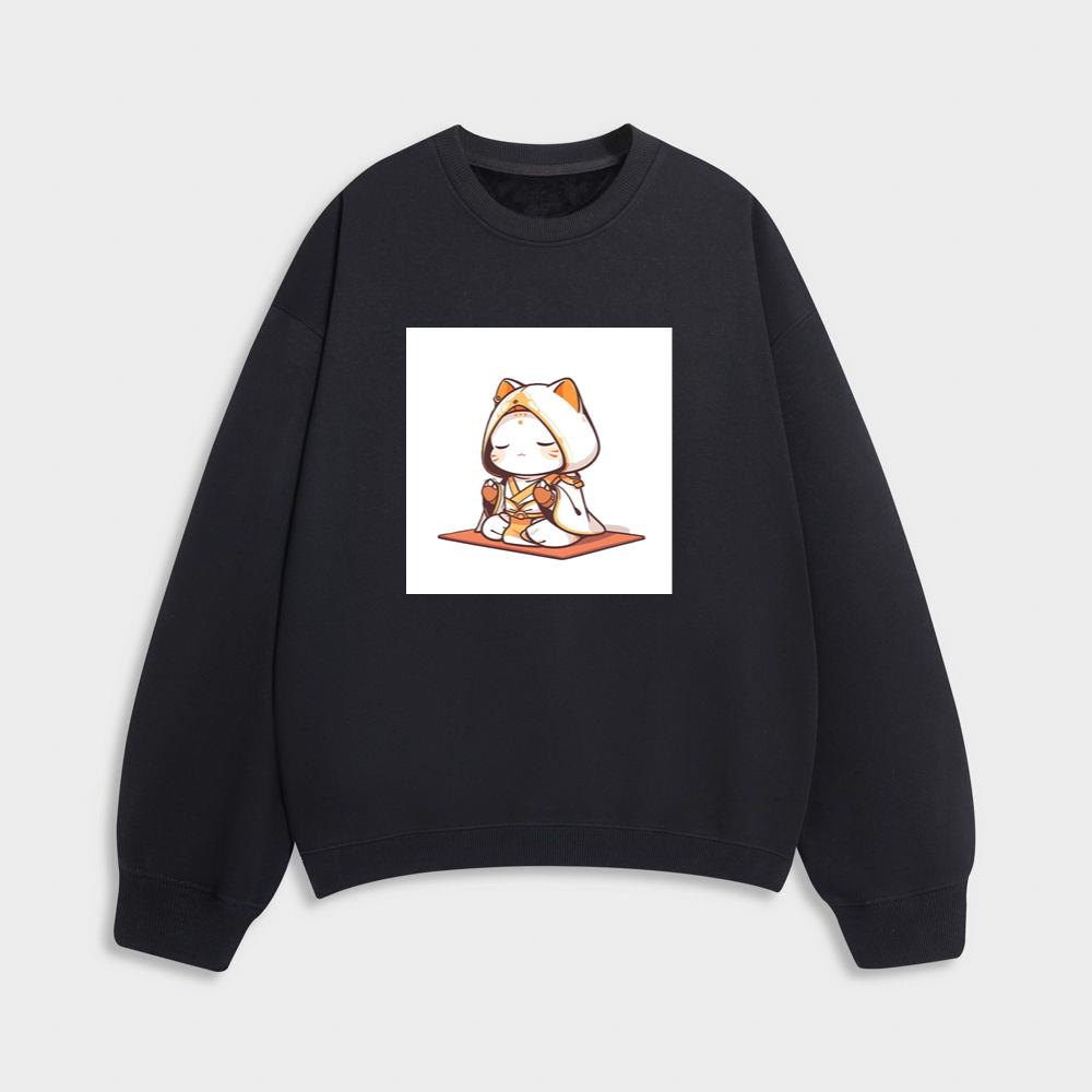 The Zen Kitten's Gentle Gaze Sweatshirt