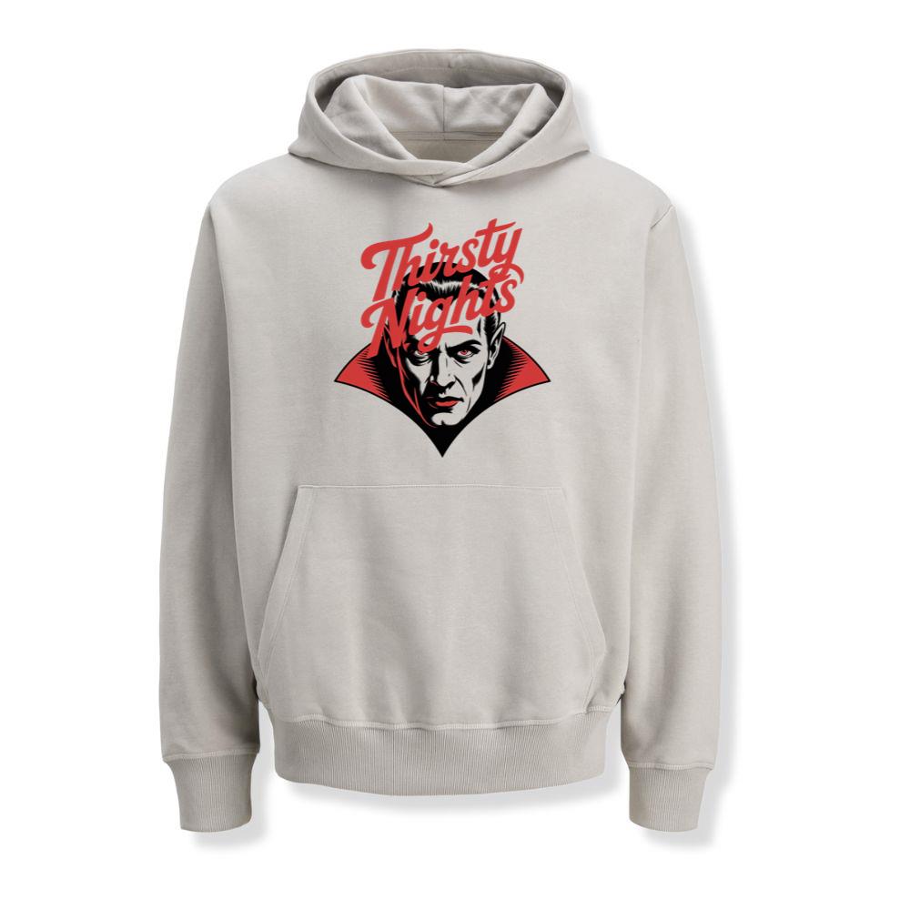 Thirsty Nights Vampire Horror Graphic Hoodies