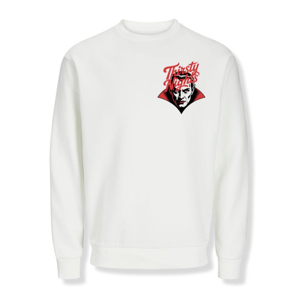 Thirsty Nights Vampire Horror Graphic Sweatshirts