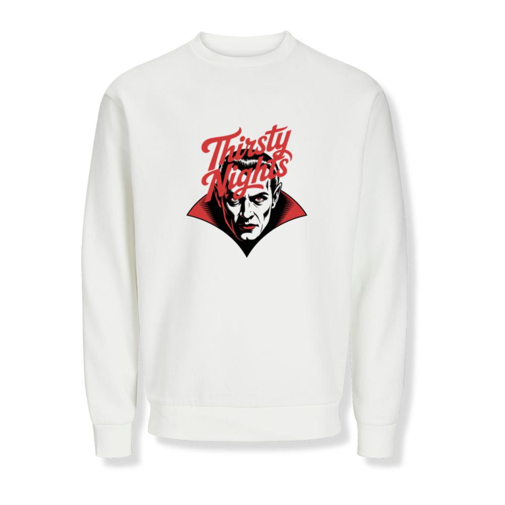 Thirsty Nights Vampire Horror Graphic Sweatshirts