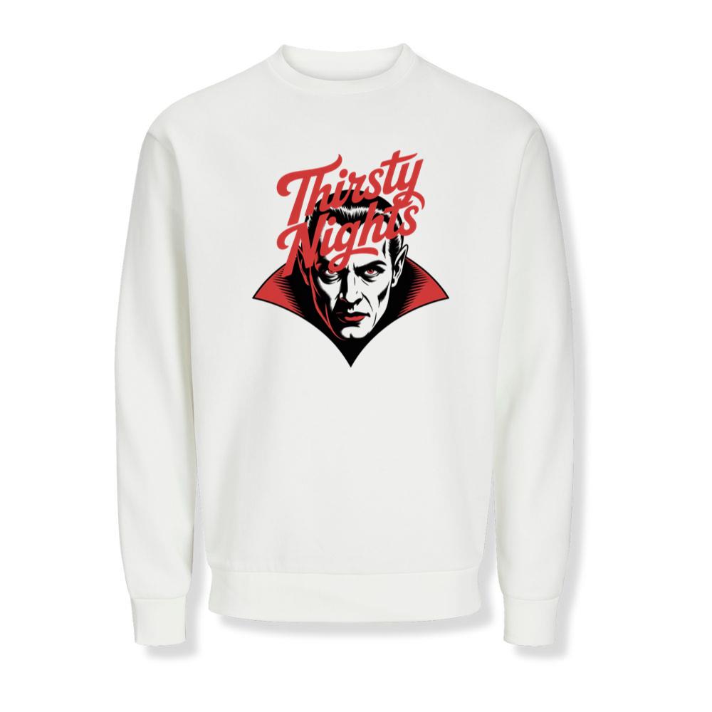 Thirsty Nights Vampire Horror Graphic Sweatshirts