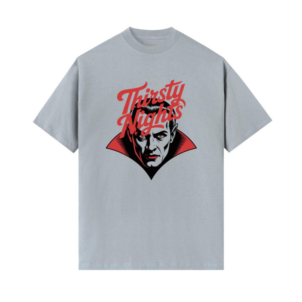 Thirsty Nights Vampire Horror Graphic T-Shirts - Image 2
