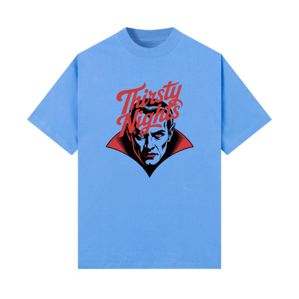 Thirsty Nights Vampire Horror Graphic T-Shirts