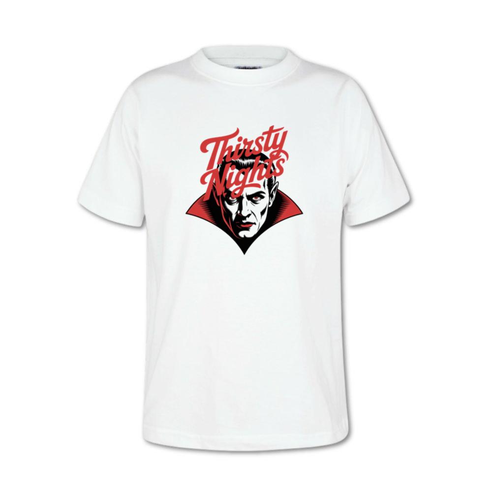Thirsty Nights Vampire Horror Graphic T-Shirts