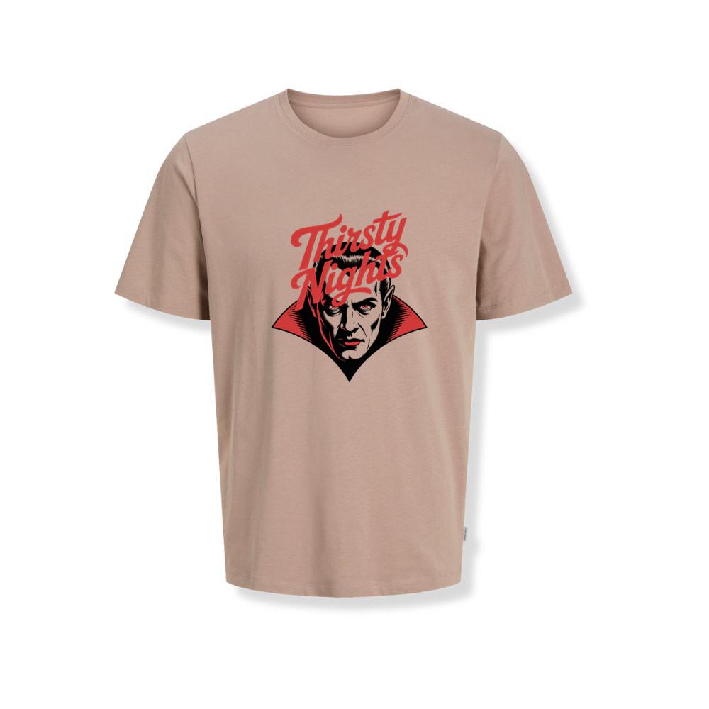 Thirsty Nights Vampire Horror Graphic T-Shirts