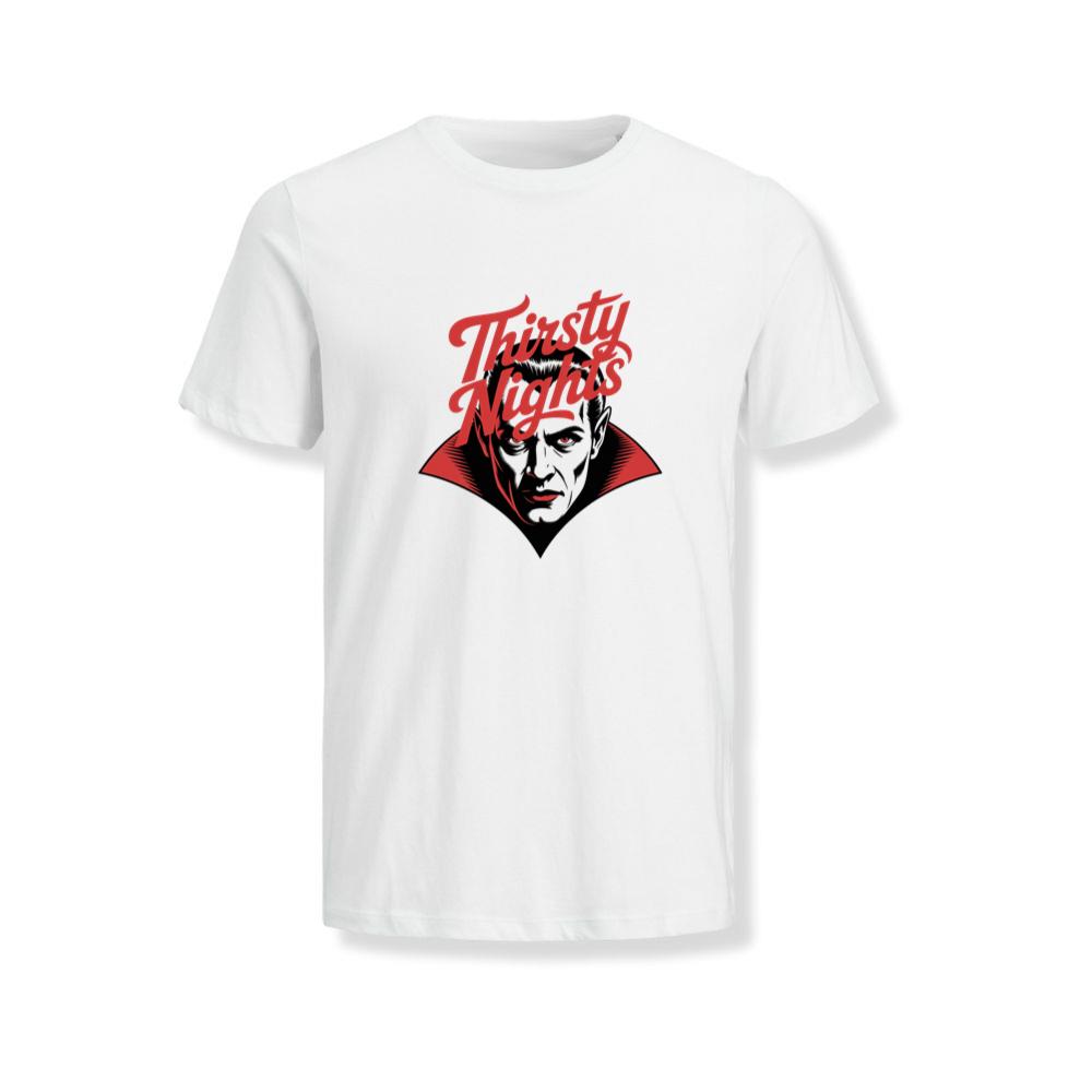 Thirsty Nights Vampire Horror Graphic T-Shirts