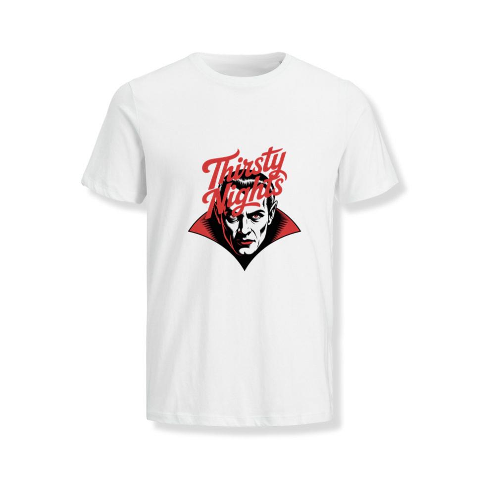Thirsty Nights Vampire Horror Graphic T-Shirts