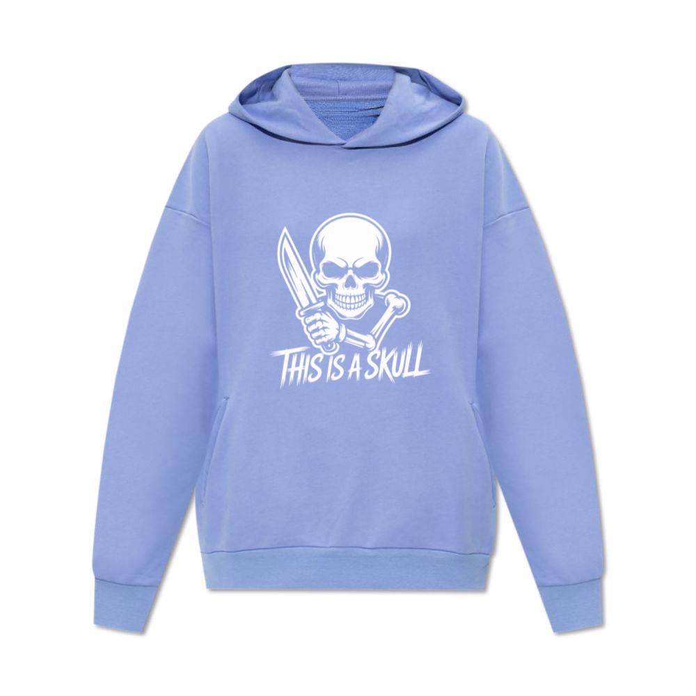 This Is a Skull Knife Skeleton Graphic Hoodie