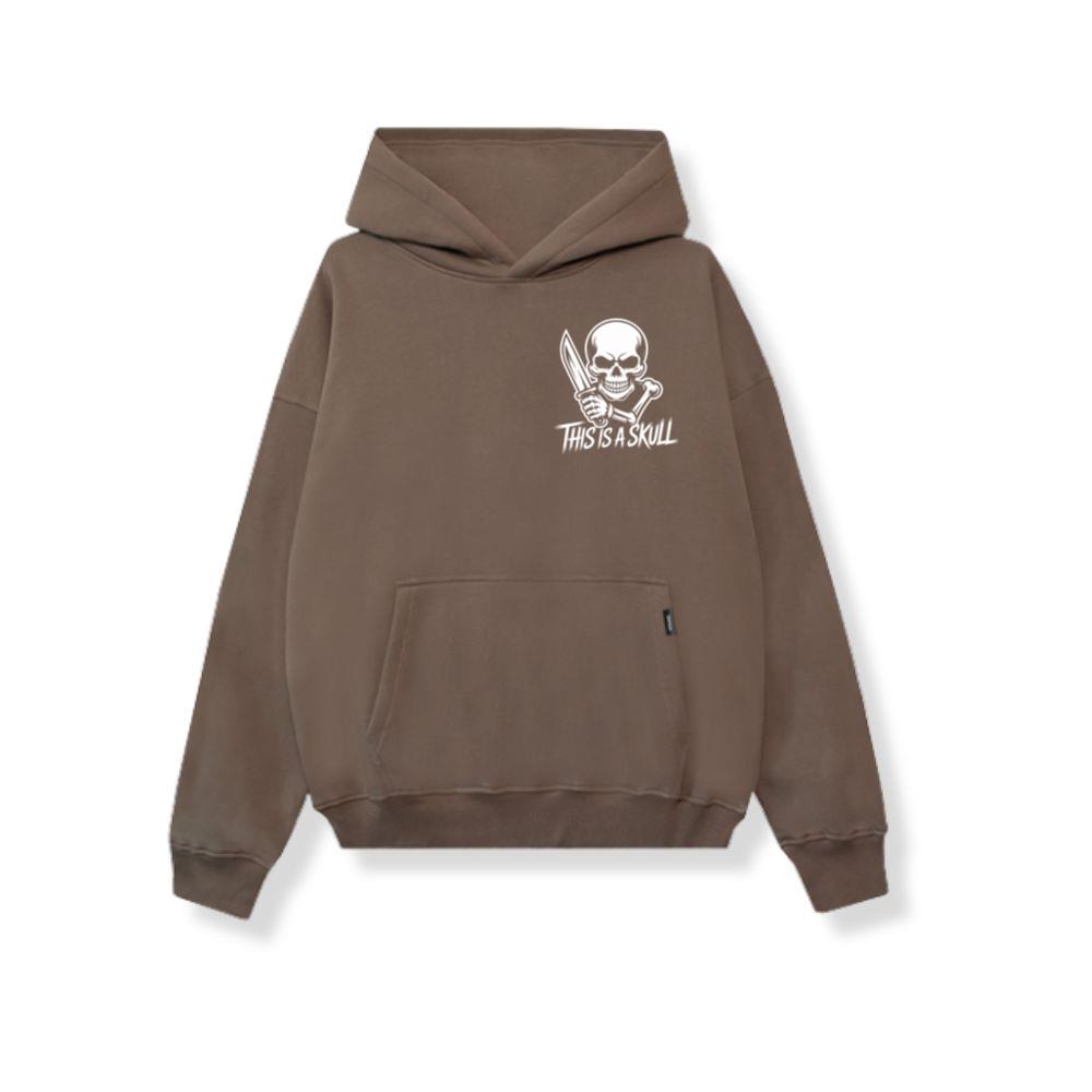 This Is a Skull Knife Skeleton Graphic Hoodie - Ảnh 2