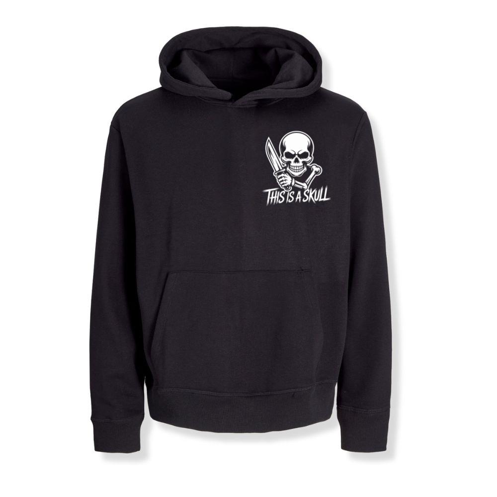 This Is a Skull Knife Skeleton Graphic Hoodie