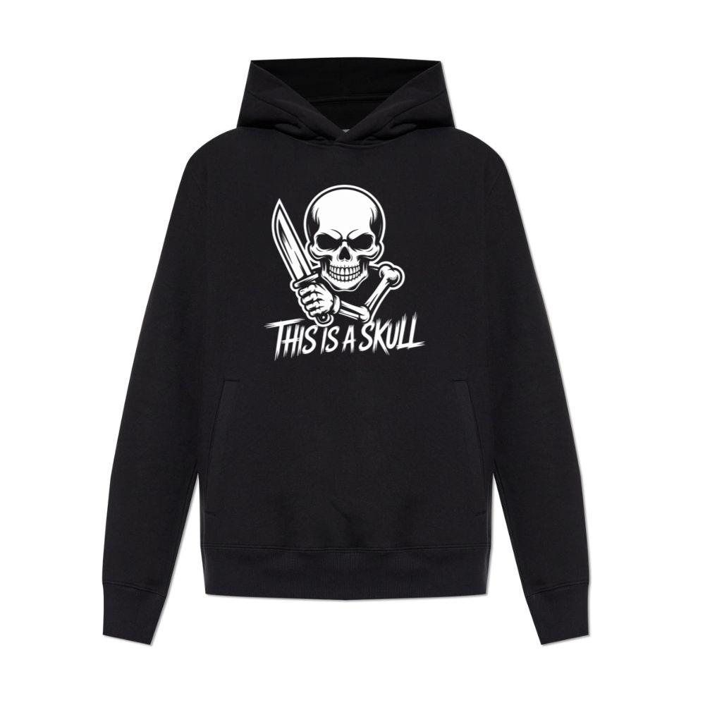 This Is a Skull Knife Skeleton Graphic Hoodies