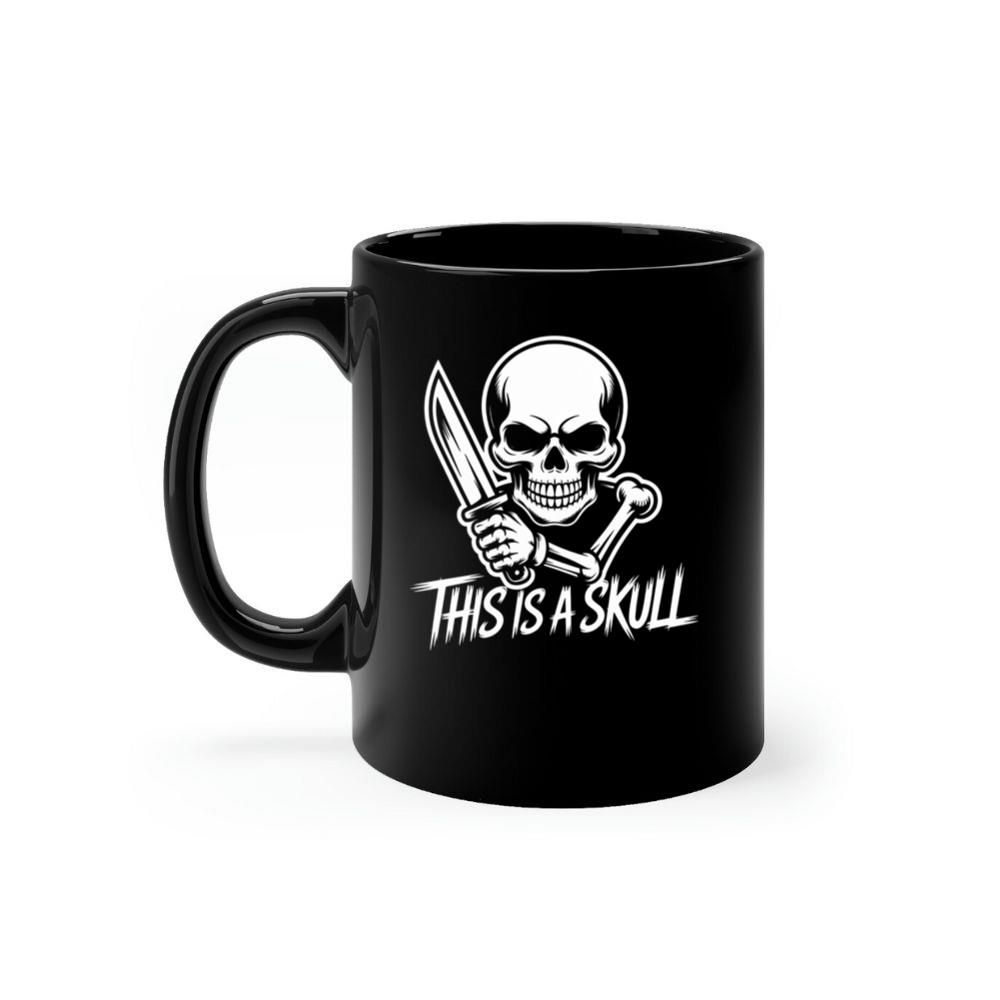 This Is a Skull Knife Skeleton Graphic Mug