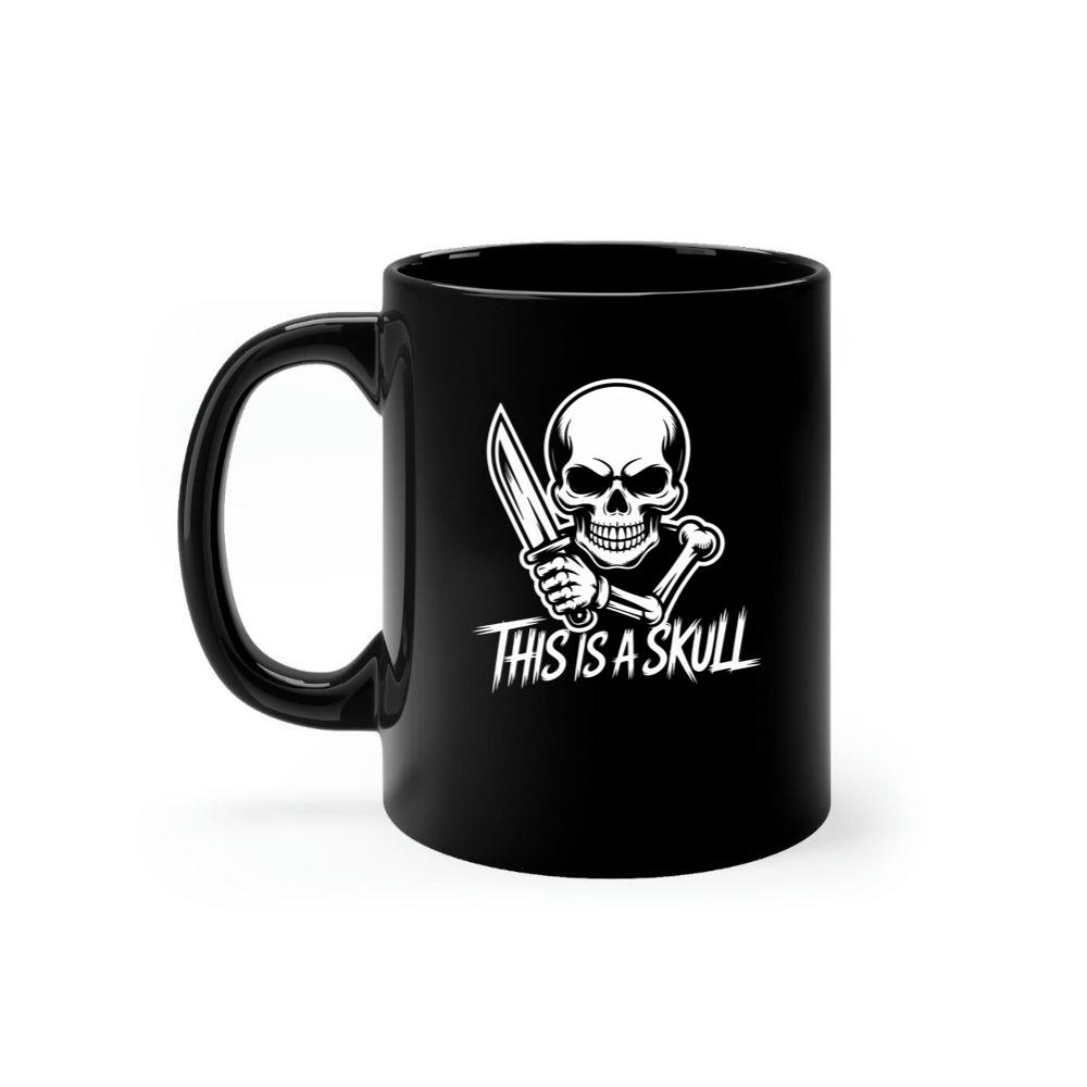 This Is a Skull Knife Skeleton Graphic Mug