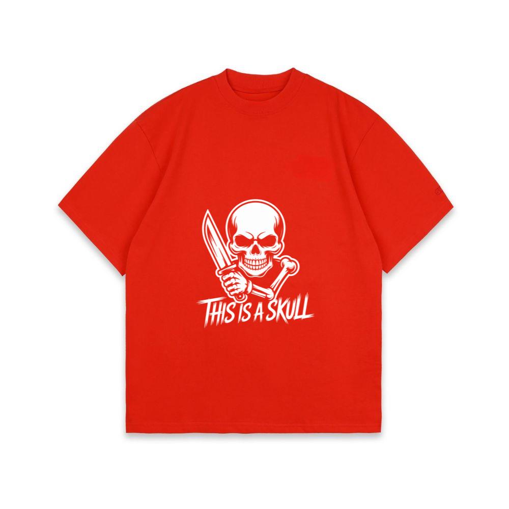 This Is a Skull Knife Skeleton Graphic T-Shirt